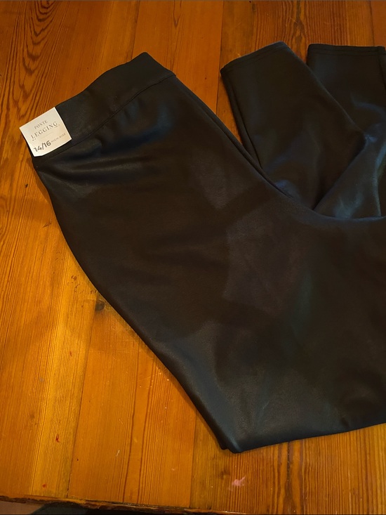 Lane Bryant Pants - Lane Bryant Black Faux Leather Leggings